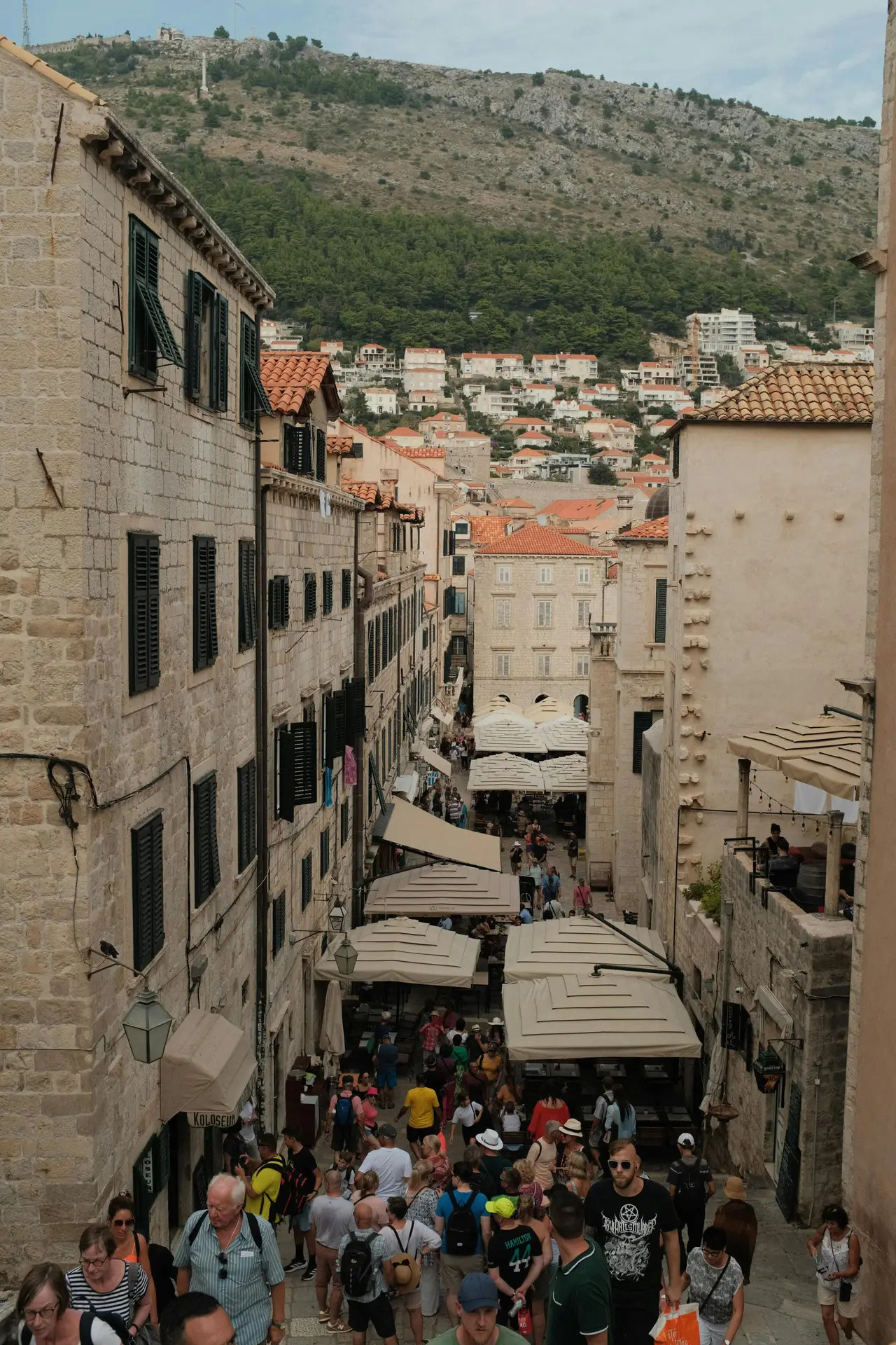 narrow pedestrian street