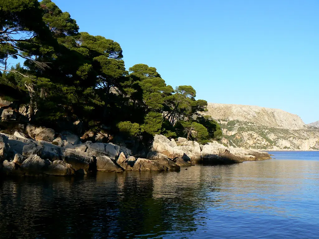 rocky beaches of a island