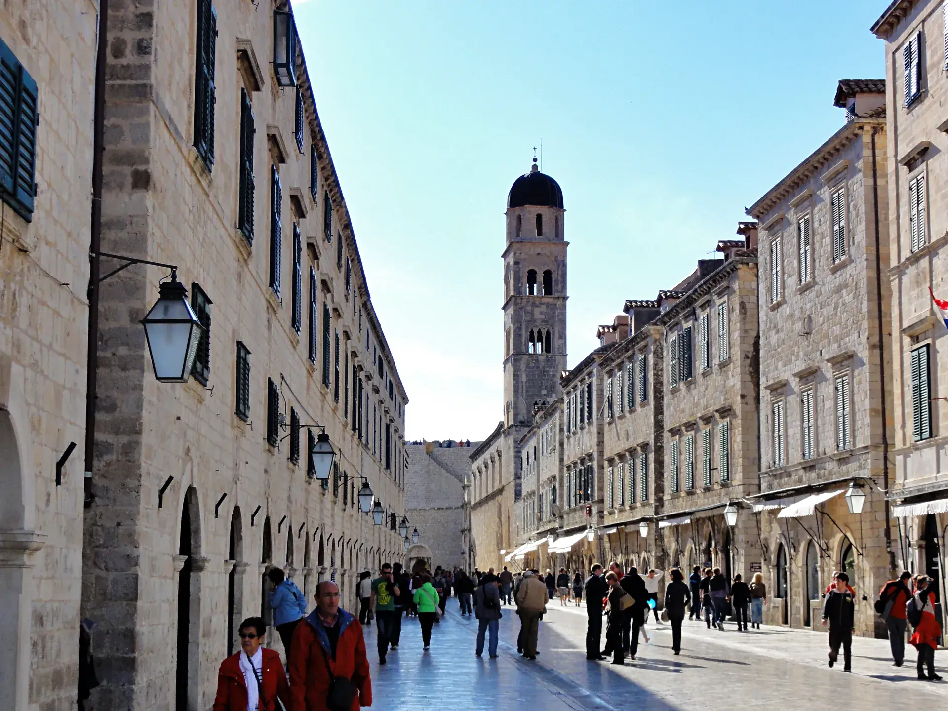 people at the street