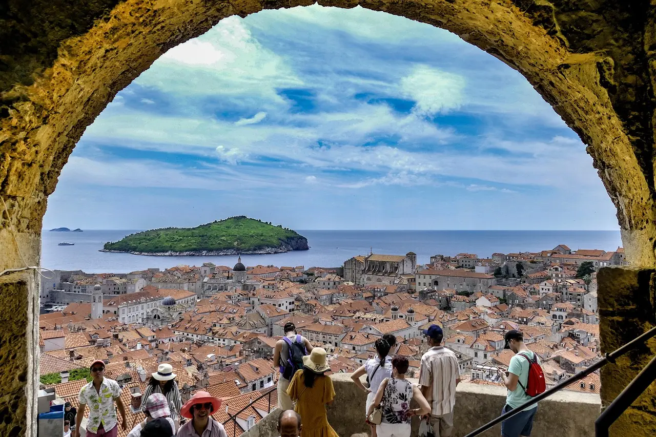 View of nearby Island from Dubrovnik